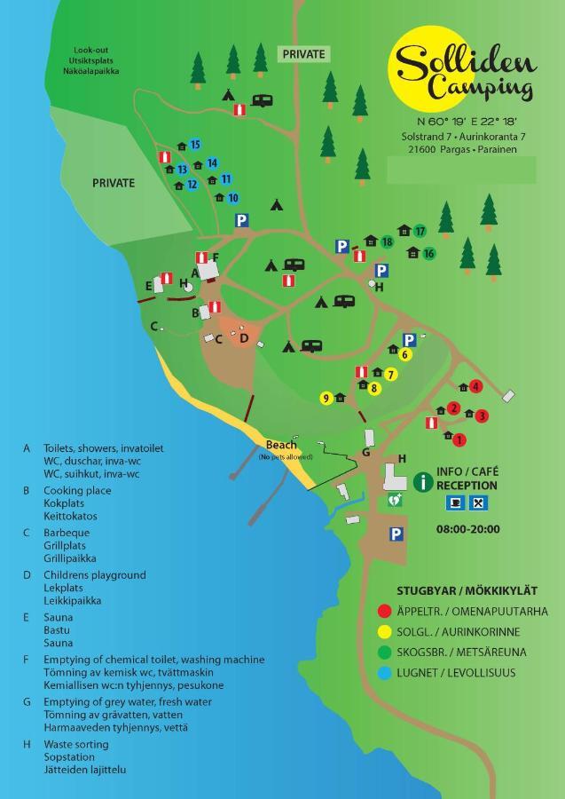 Solliden Camping Pargas Exterior photo